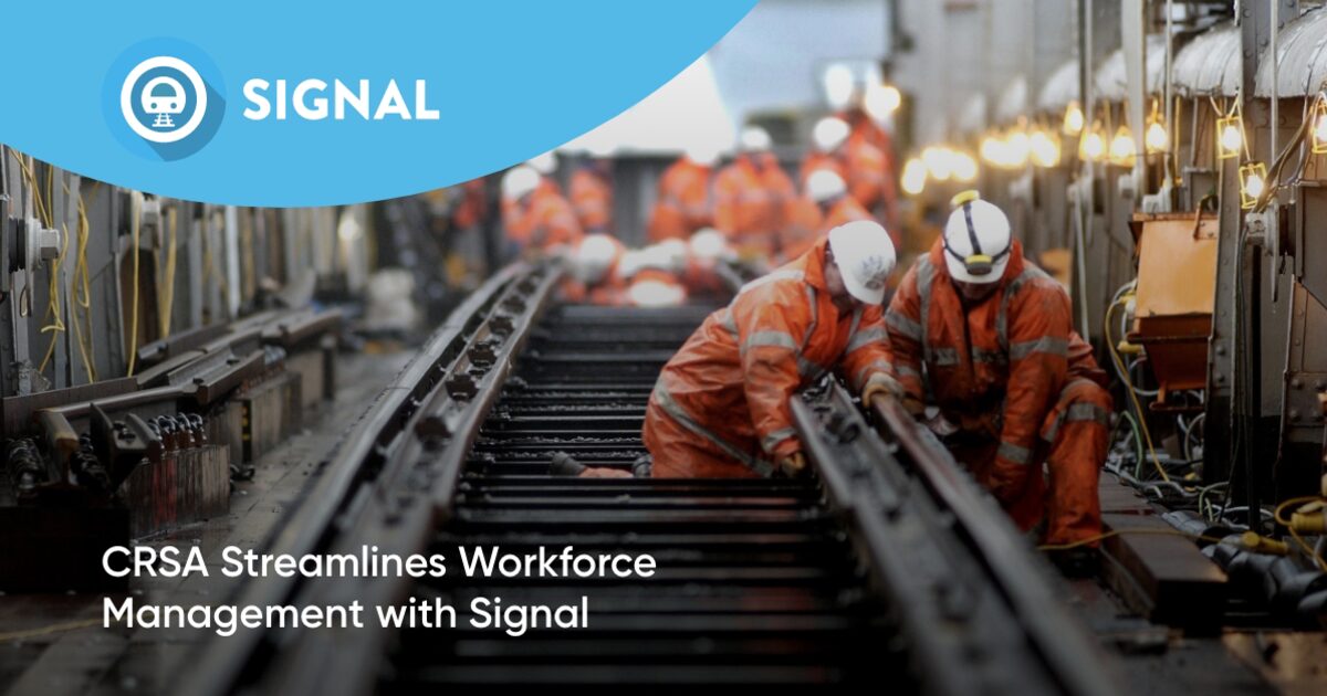 CRSA Streamlines Workforce Management with Signal | 27th October 2023 ...